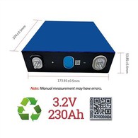 Deep Cycle Lifepo4 prismaatiline akuelement