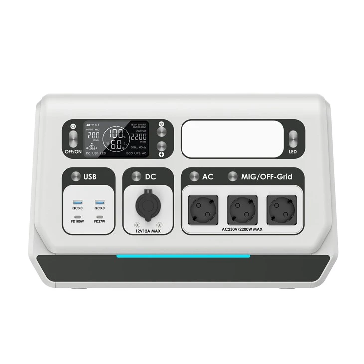 220V 2048WH Portable Power Bank With WIFI