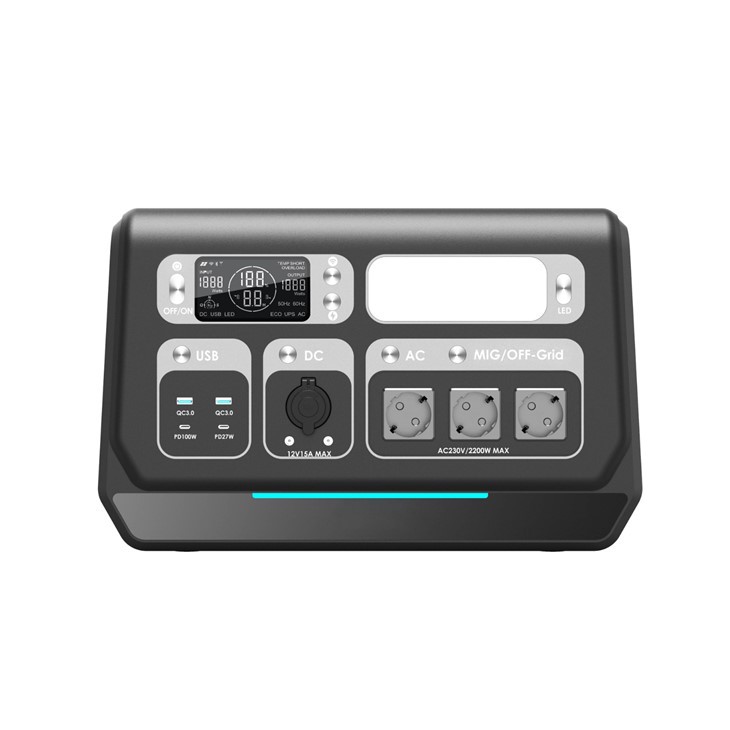 220V 2048WH Portable Power Supply With WIFI